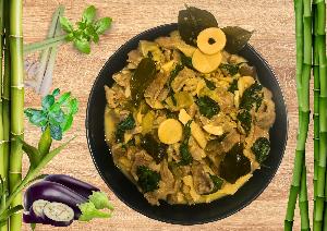 Porc sauté au curry vert  thaï