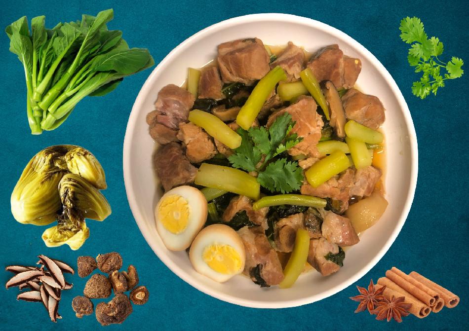 Porc braisé aux saveur thaï