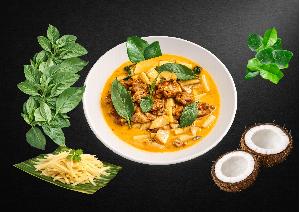 Porc au bambou et au curry rouge