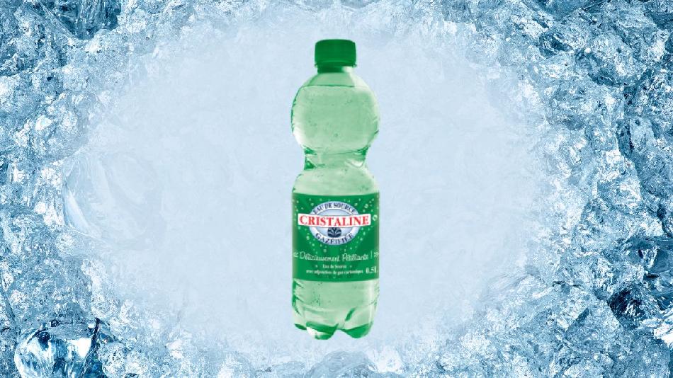 Eau petillante cristaline