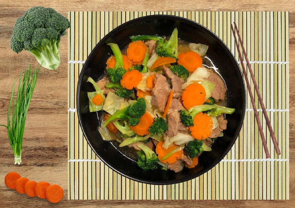 Délice de porc au saveur douce thaï