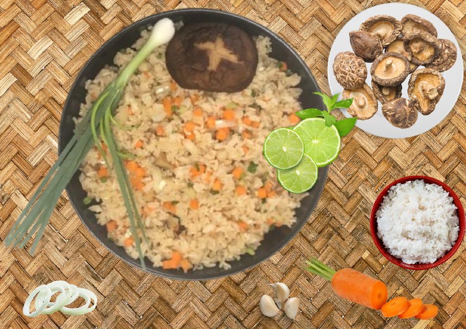 Riz sauté végétalien