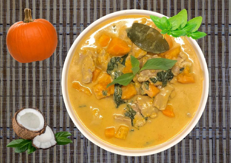 Porc mijoté au potimarron