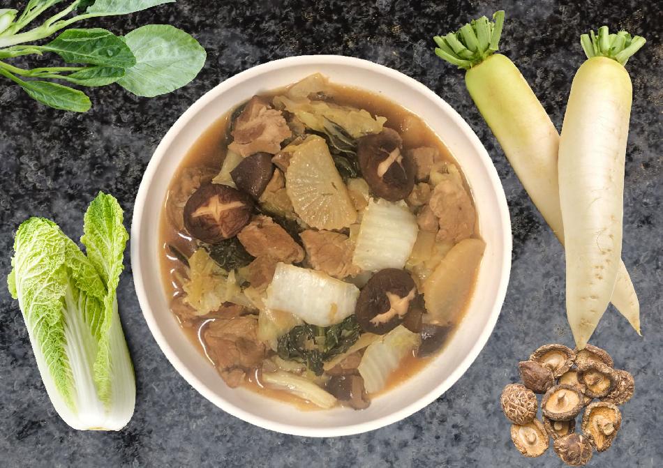 Délices thaï au porc et aux légumes