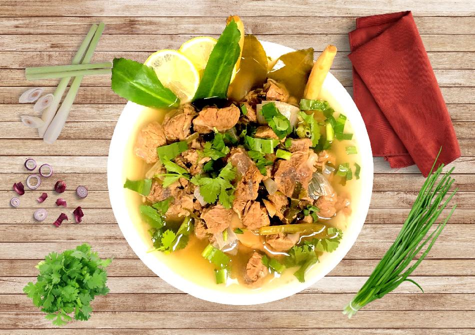 Soupe thaï au bœuf